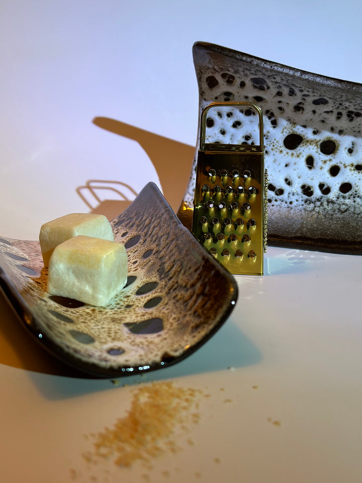 Exklusive Schüssel Braun - Creme